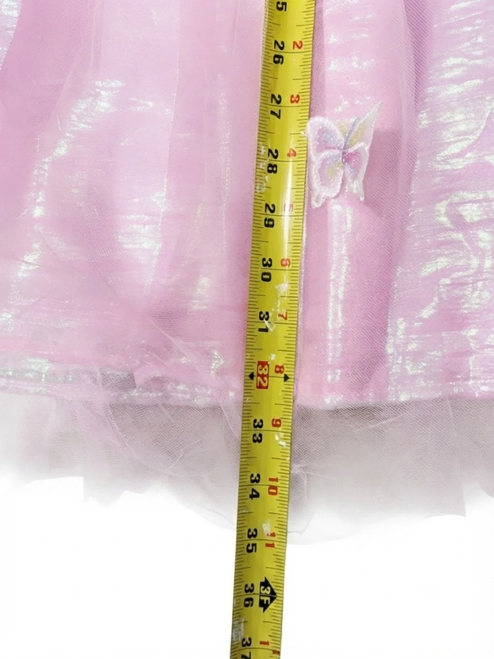Fairytale by Pink & Violet Girls Dress Size 6X Pink Iridescent Princess